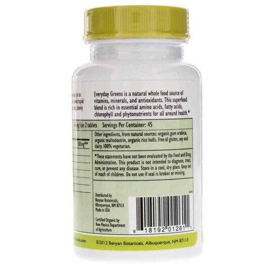 Everyday Greens, 90 Tablets, BYB