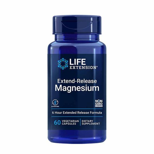 Extend-Release Magnesium, 60 Veg Capsules, LFE
