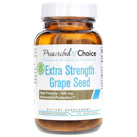 Extra Strength Grape Seed 400 Mg, 30 Veg Capsules, PRCH