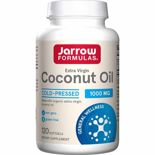 Extra Virgin Coconut Oil Softgels, 120 Softgels, JRF