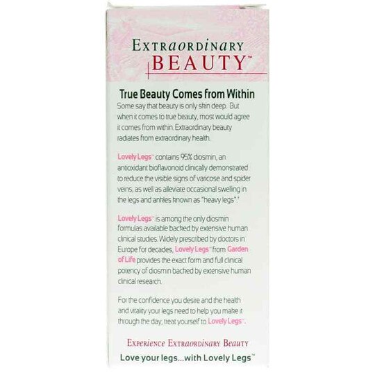 Extraordinary Beauty Lovely Legs, 30 Veg Capsules, GOL