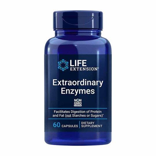 Extraordinary Enzymes, 60 Capsules, LFE