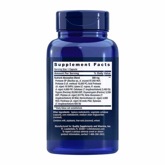 Extraordinary Enzymes, 60 Capsules, LFE