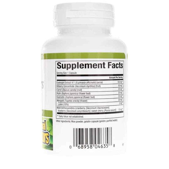 Eye Factors with 2 Mg Lutein, 90 Capsules, NF