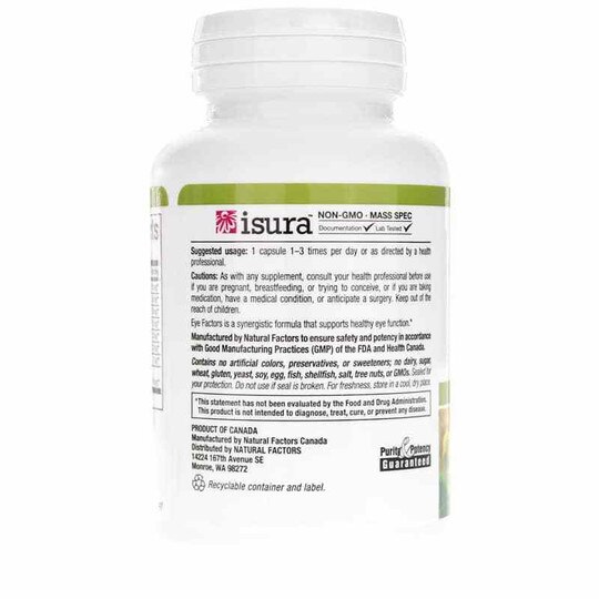 Eye Factors with 2 Mg Lutein, 90 Capsules, NF