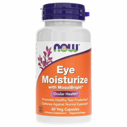 Eye Moisturize with MaquiBright, 60 Veg Capsules, NOW