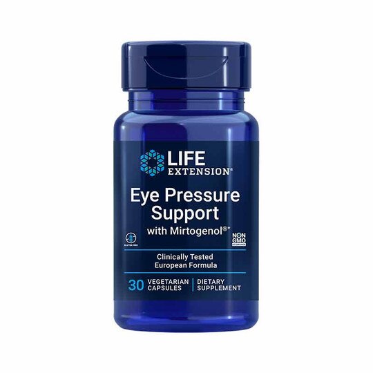 Eye Pressure Support with Mirtogenol, 30 Veg Capsules, LFE