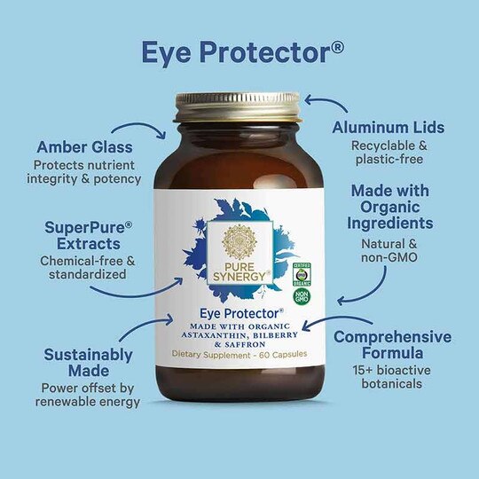 Eye Protector Capsules, 60 Veg Capsules, PSY