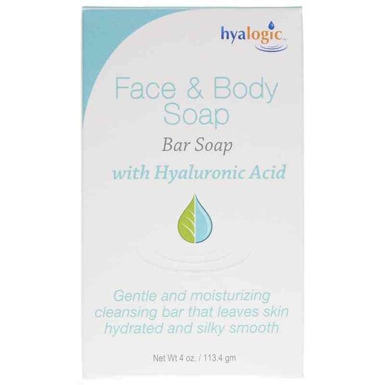 Face & Body Soap with Hyaluronic Acid, 4 Oz, HYG