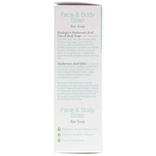 Face & Body Soap with Hyaluronic Acid, 4 Oz, HYG