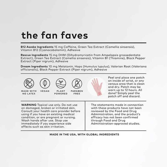 The Fan Faves Set, 3 Patches, TGP