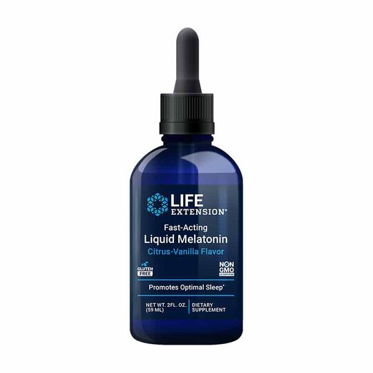 Fast-Acting Liquid Melatonin Citrus-Vanilla, 2 Oz, LFE