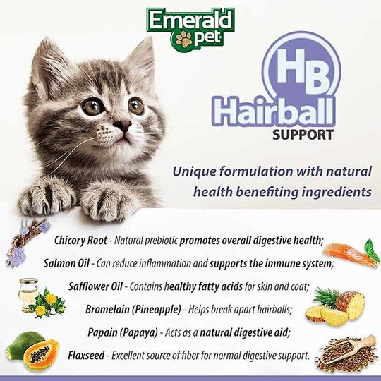 Feline Health Chews for Hairball Support, 2.5 Oz, EMDP