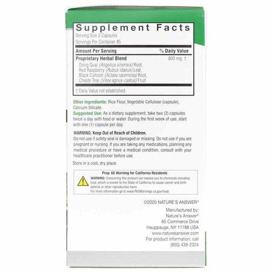 Female Complex, 90 Veg Capsules, NAN