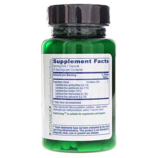 FemEcology Pro, 30 Vegan Capsules, VTAP