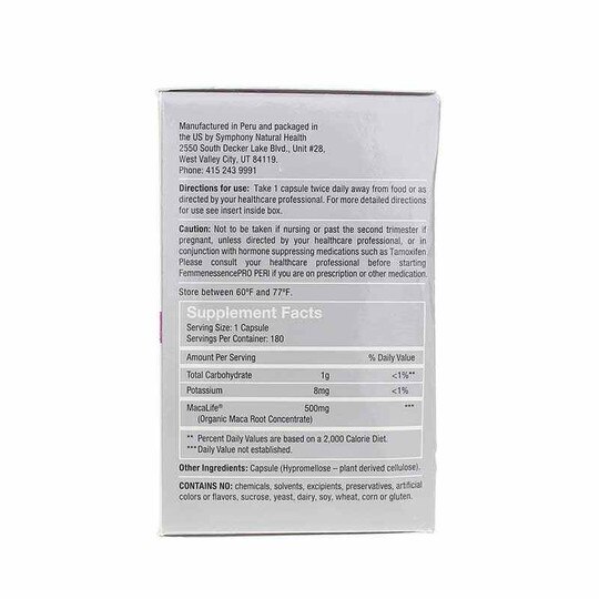 FemmenessencePRO Peri Menopause, 180 Vegan Capsules, SNH