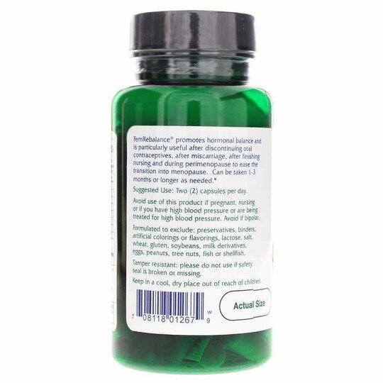 FemRebalance Pro, 60 Vegan Capsules, VTAP
