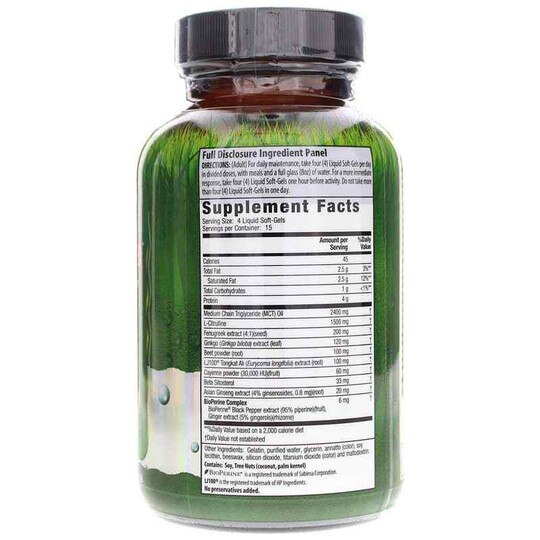 Fenugreek RED with Nitric Oxide Booster, Irwin Naturals