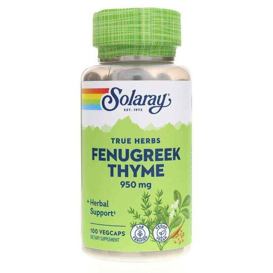 Fenugreek & Thyme, 100 Veg Capsules, SLR