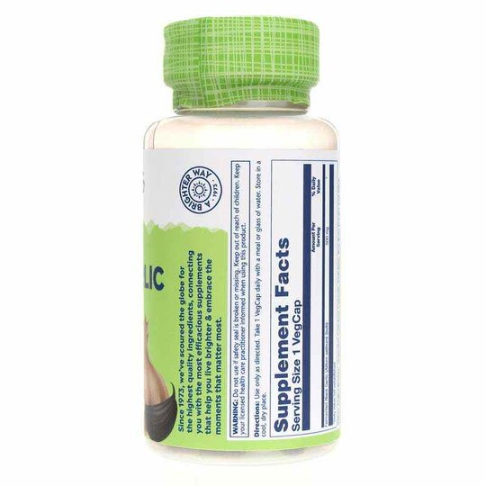 Fermented Black Garlic 500 Mg, 50 Veg Capsules, SLR