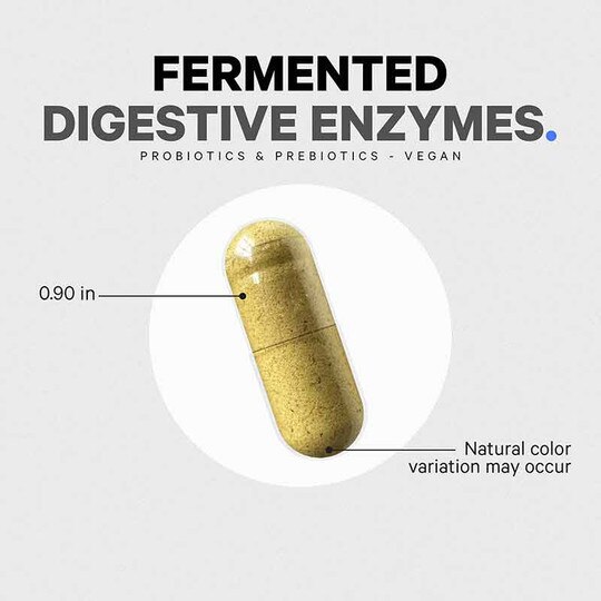 Fermented Digestive Enzymes, 90 Capsules, CDE