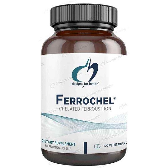 Ferrochel Iron Chelate, 120 Veg Capsules, DFH