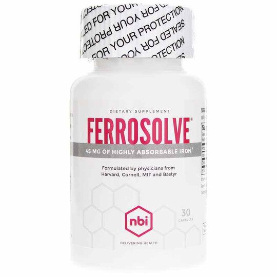 FerroSolve, 30 Veg Capsules, NBI