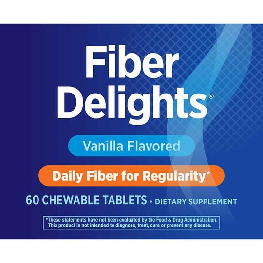 Fiber Delights, 60 Chewable Tablets, NWA