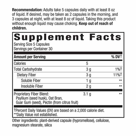 Fiber Fusion Daily, 150 Veg Capsules, NWA