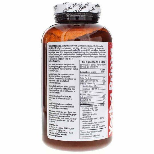 Fiber Plus Senna Powder, 12 Oz, YPMA