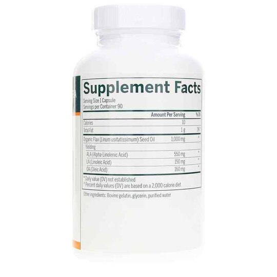 Flax Oil Capsules, 90 Capsules, GEN