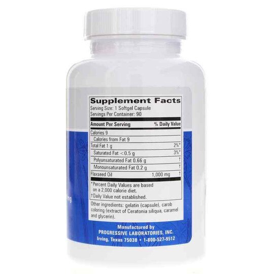 Flax Oil Capsules, 90 Softgels, PGL