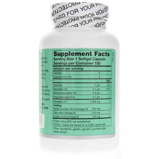 FlaxCaps, 100 Softgels, KRU