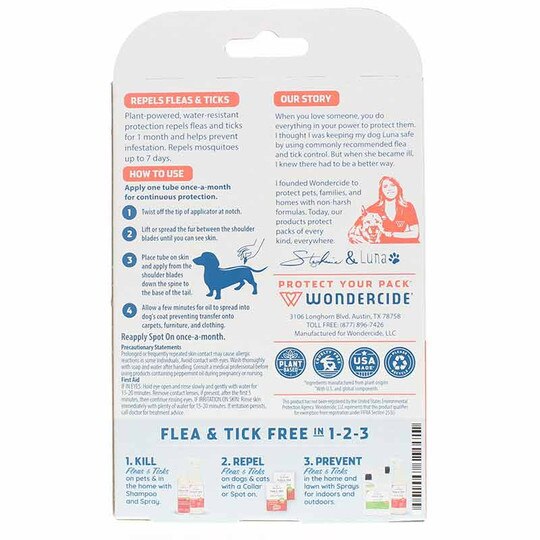 Flea & Tick Spot On for Dogs, WND