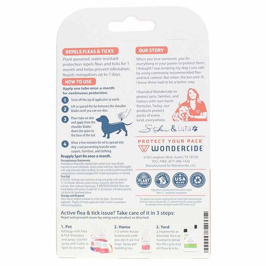 Flea & Tick Spot On for Dogs, WND