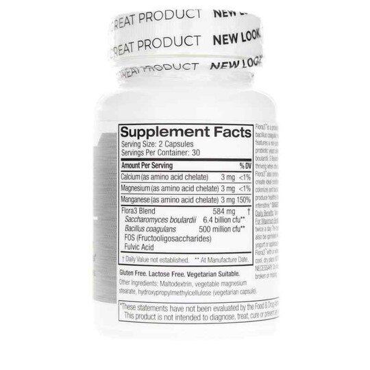Flora 3, 60 Veg Capsules, LNI