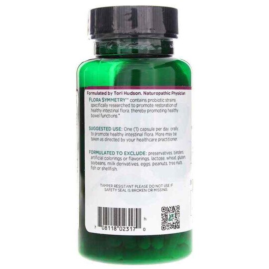 Flora Symmetry, 60 Veg Capsules, VTA