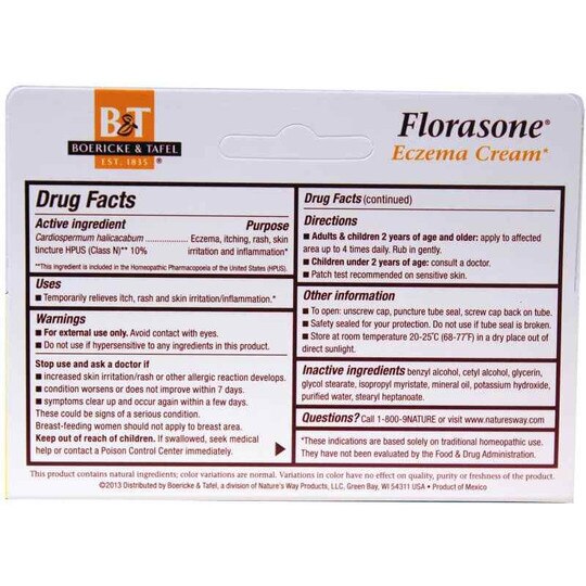 Florasone Topical Eczema Cream, 1 Oz, BT