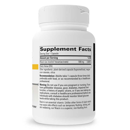 Flush-Free Niacin, 60 Veg Capsules, INT