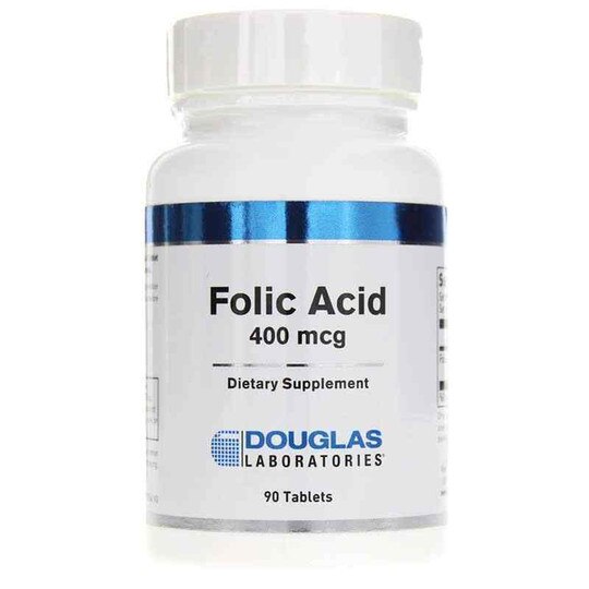 Folic Acid 400 Mcg, 90 Tablets, DGL