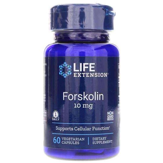 Forskolin 10 Mg, 60 Veg Capsules, LFE