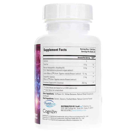 Fortifeye Focus & Brain, 30 Softgels, FFV
