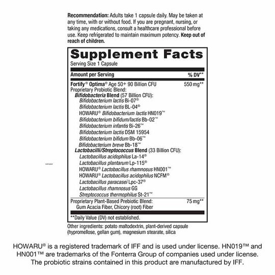 Fortify Optima Advanced Care 90 Billion, 30 Capsules, NWA
