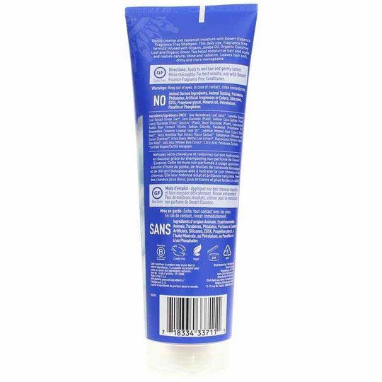 Fragrance Free Shampoo, 8 Oz, DES