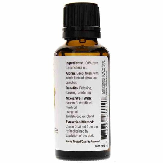 Frankincense Essential Oil 100% Pure, 1 Oz, NOW
