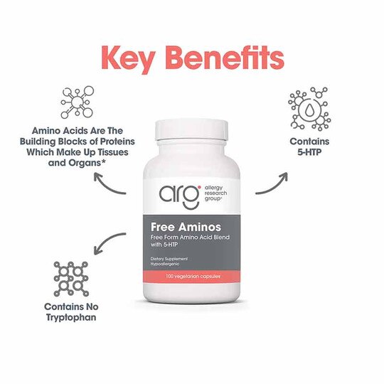 Free Aminos, 100 Veg Capsules, ARG