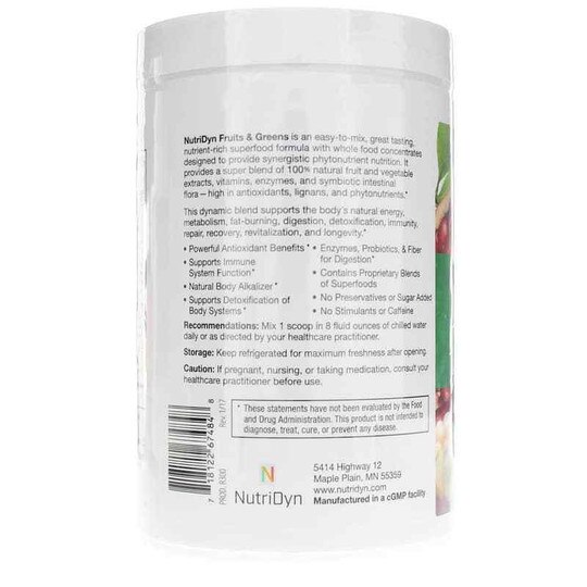 Fruits & Greens Daily Drink, ND