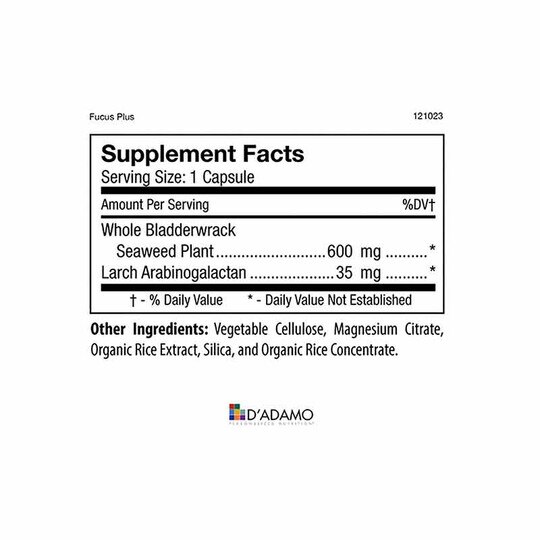 Fucus Plus, 60 Veg Capsules, DAPN