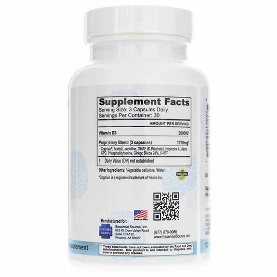 Fuel 4 Nootropic Complex, 90 Capsules, ESS