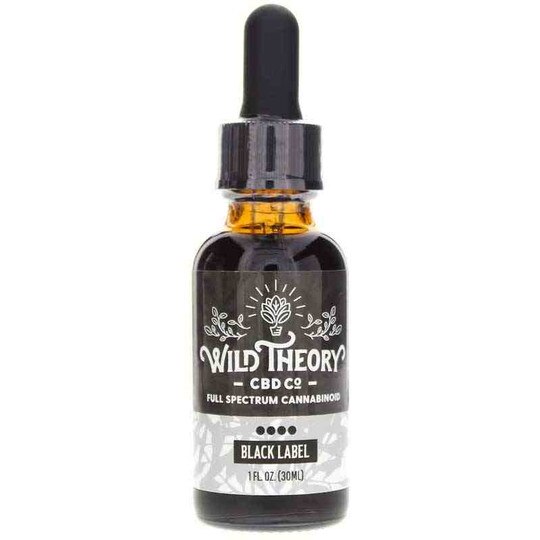 Full Spectrum CBD Oil Black Label, 1 Oz, WTH